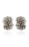 Julietta Loulou Rhodium-plated Earrings In Silver