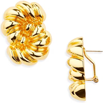 Julietta Loulou Stud Earrings In Gold