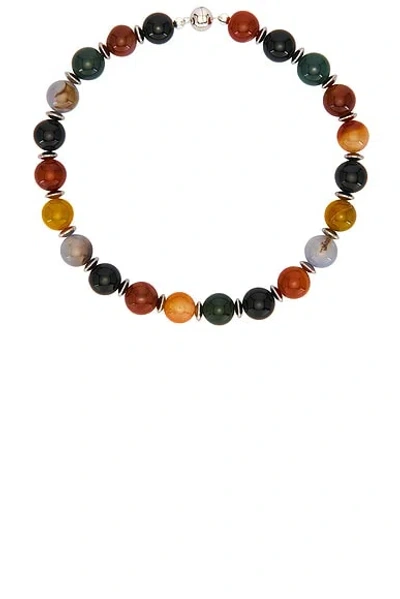 Julietta Mavis Silver-tone Beaded Necklace In Multi