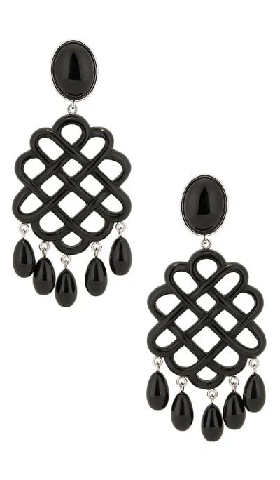 Julietta Melina Earrings In Black