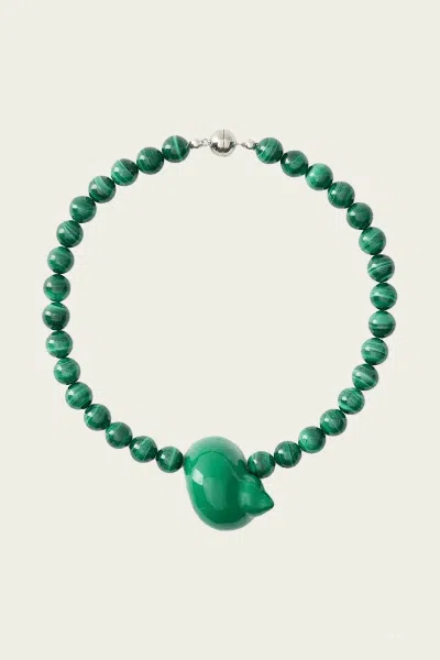 Julietta Mykonos Necklace In Green