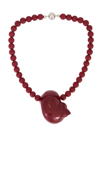 Julietta Mykonos Necklace In Red