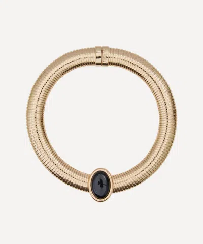 Julietta Opyum Choker Necklace In Gold