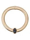 Julietta Opyum Oval-detail Necklace In Gold