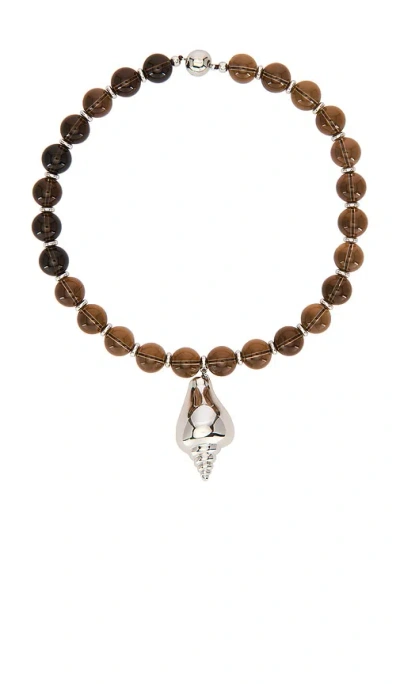 Julietta Pontini Necklace In Brown