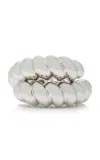 Julietta Rhonda Rhodium-plated Cuff In Silver