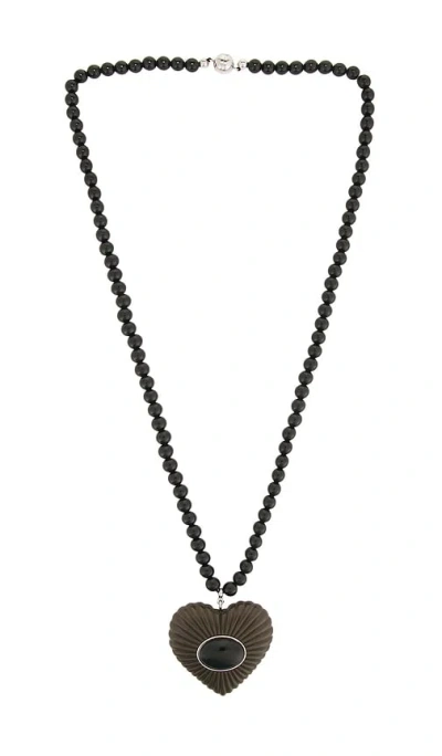 Julietta Solis Necklace In Black & Brown