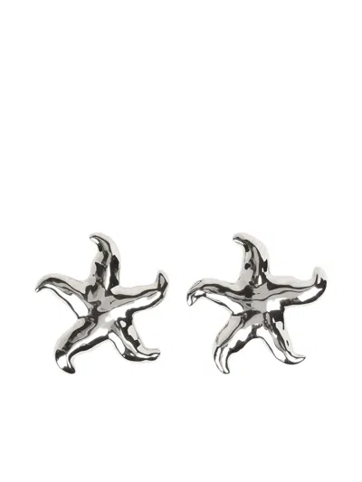 Julietta Starfish-shape Earrings In Gray