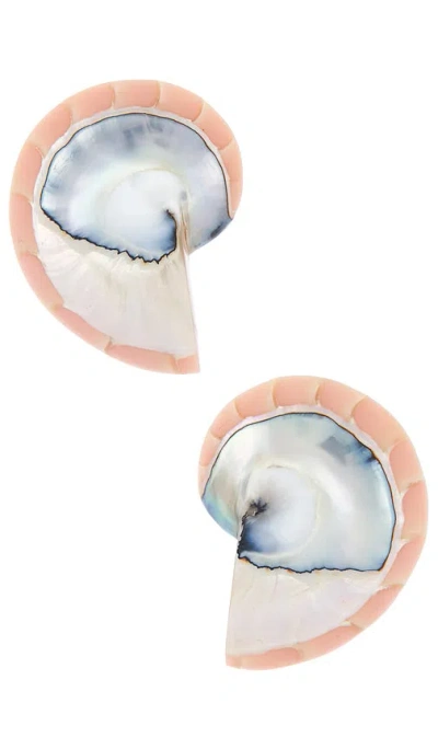 Julietta X Revolve Nautilus Earrings In Multi