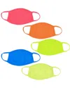 Juliette Collection Set Of 5 Face Masks In Multi