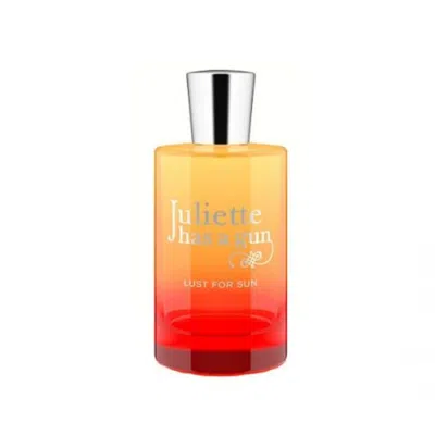 Juliette Has A Gun Unisex Lust For Sun Edp Spray 3.4 oz Fragrances 3760022733580 In Orange / White