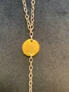 Julio Jewelry Tangent Necklace In Gold In Gold