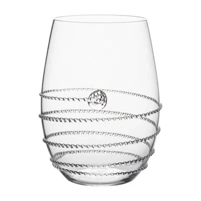 Juliska Amalia 11 Oz. Stemless White Wine Glass In Transparent