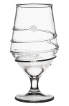 Juliska Amalia Clear Acrylic Goblet Glass In Clear