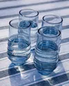 Juliska Amalia Set Of 4 Acrylic Tumblers In Ocean