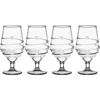 Juliska Amalia Acrylic Goblet, Set Of 4 In Clear