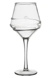 Juliska Amalia Clear Acrylic Wine Glass In Clear