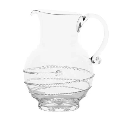 Juliska Amalia Glass Round Pitcher In Clear