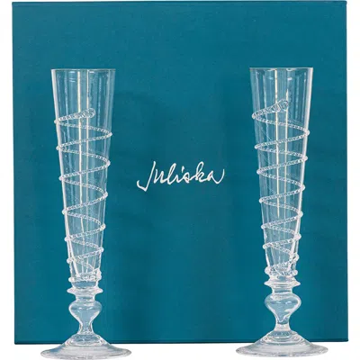 JULISKA JULISKA AMALIA SET OF 2 CHAMPAGNE FLUTES