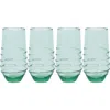 Juliska Amalia Set Of 4 Acrylic Tumblers In Seagrass