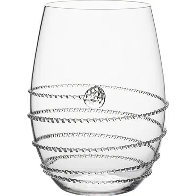Juliska Amalia Stemless White Wine Glass