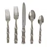 Juliska Bamboo 5-piece Flatware Set In Silver