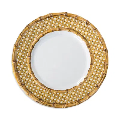 Juliska Bamboo Caning Melamine Dessert/salad Plate In Multi