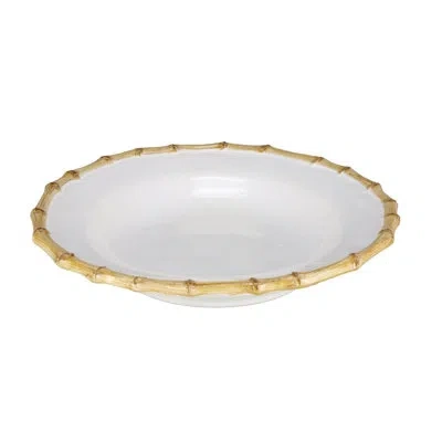Juliska Bamboo Pasta/soup Bowl - Natural In White,natural