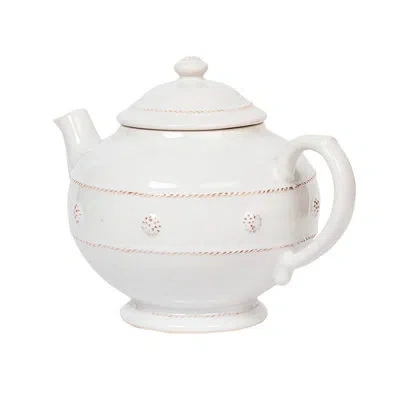 Juliska Berry And Thread 1 Teapot In Whitewash,pink