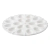 Juliska Berry & Thread 13" Deviled Egg Platter - Whitewash In Whitewash