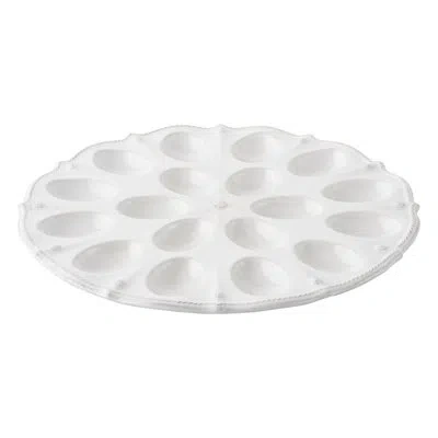 Juliska Berry & Thread 13" Deviled Egg Platter - Whitewash