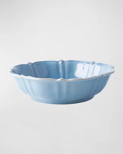 Juliska Berry & Thread 13" Serving Bowl - Chambray In Blue