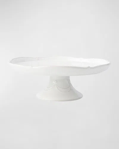 Juliska Berry & Thread Whitewash 14" Cake Stand