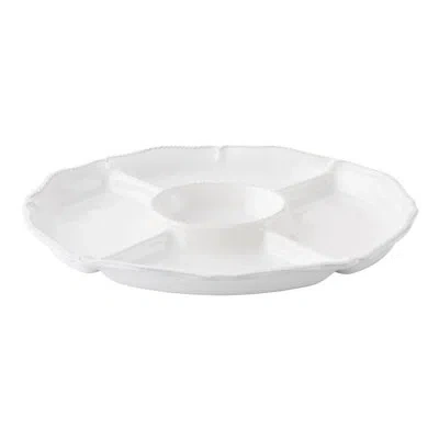 Juliska Berry & Thread 15" Crudite Platter - Whitewash
