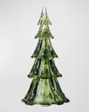 Juliska Berry & Thread Full Evergreen Tree Tower, Set Of 5 In Evergreen