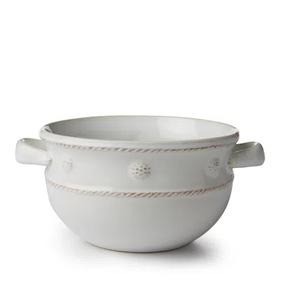 Juliska Berry & Thread 2-handle Soup/chili Bowl In Whitewash