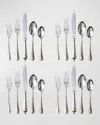 Juliska Berry And Thread 20 Piece Flatware Set, Bright Satin With Gold In Gold Satin