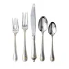 Juliska Berry And Thread 20 Piece Flatware Set, Bright Satin With Gold In Bright Satin/gold