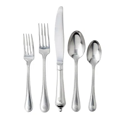 Juliska Berry And Thread 20 Piece Flatware Set, Polished In Silver