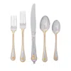 Juliska Berry And Thread 20 Piece Flatware Set, Polished In White