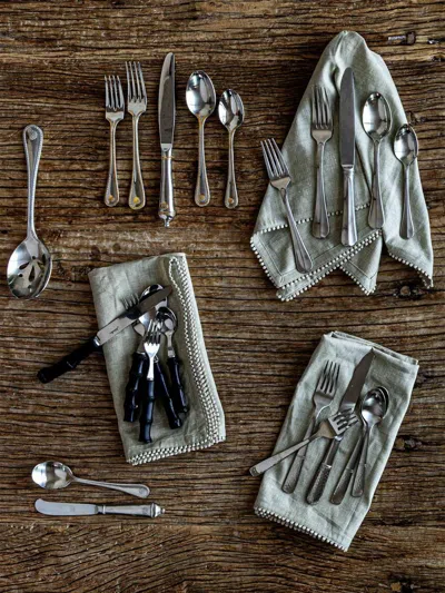 Juliska Berry & Thread 20-piece Plate Setting In Silver