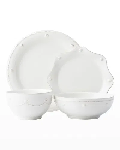 Juliska Berry & Thread 4-piece Place Setting, Whitewash