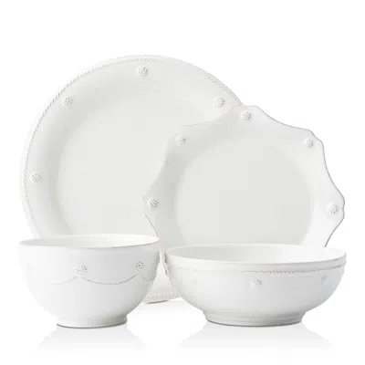 Juliska 4-piece Berry Thread Whitewash Dinnerware Place Setting