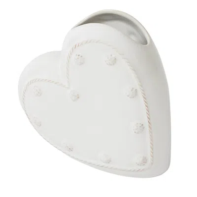 Juliska Berry & Thread 6 Heart Vase In White