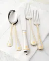 Juliska Berry & Thread 5-piece Place Setting - Bright Satin With Gold In Silver