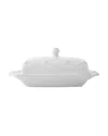 Juliska Berry & Thread Butter Dish - Whitewash In Whitewash