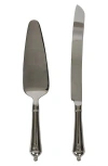 Juliska Berry & Thread 2 Piece Polished Cake Knife And Server In Polished