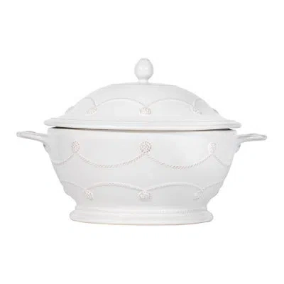 Juliska Berry & Thread Casserole With Lid - Whitewash