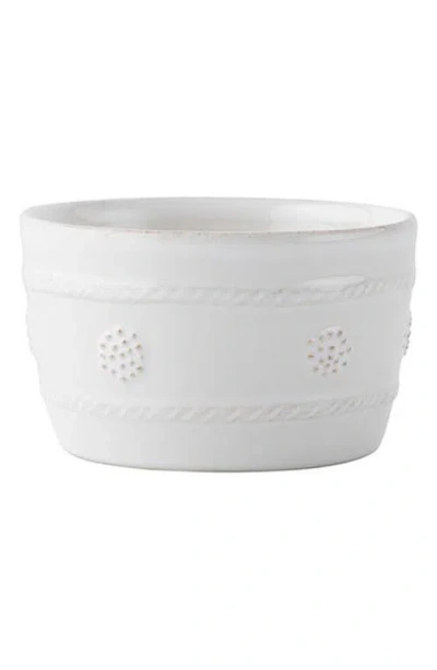 Juliska Berry & Thread Ceramic Ramekin In Whitewash