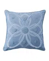 Juliska Berry And Thread Chambray Pillow, 18"sq. In Blue